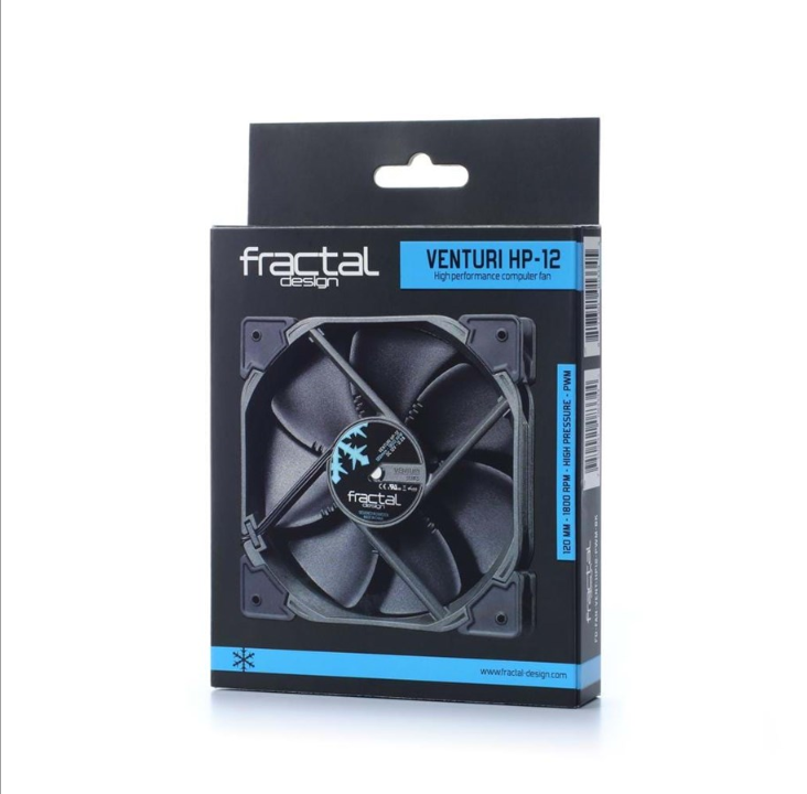 Fractal Design Venturi Series leather fan - Chassis fan - 120mm - Black - 31 dBA