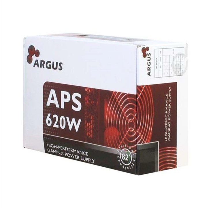 Inter-Tech Argus APS-620W Power Supply - 620 Watt - 120mm - 80 Plus