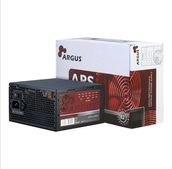 Inter-Tech Argus APS-620W Power Supply - 620 Watt - 120mm - 80 Plus