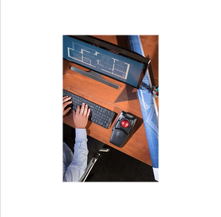 Kensington Mouse Expert Mouse® Trackball, Wired - Trackball - Black *DEMO*