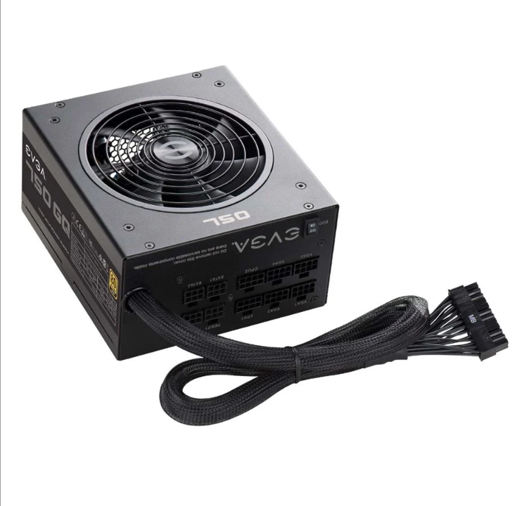 باور سبلاي EVGA SuperNOVA 750 GQ - 750 وات - 135 ملم - شهادة 80 بلس الذهبية