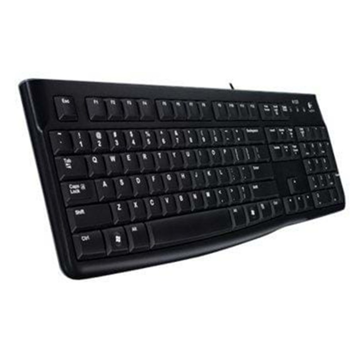 Logitech Desktop MK120 - set with keyboard and - Keyboard & Mouse set - Swiss - Black