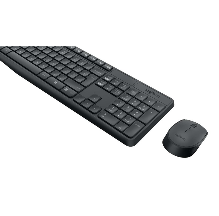 Logitech MK235 - set with keyboard and mouse - t - Keyboard & Mouse set - German