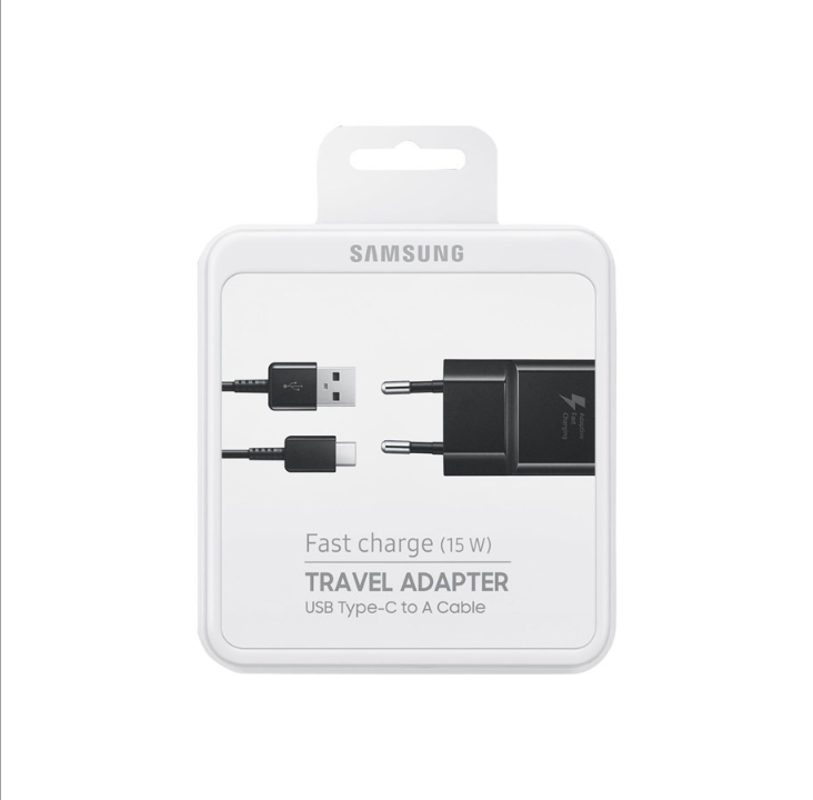 Samsung 15W USB-C Power Adapter (Incl. cable) - Black