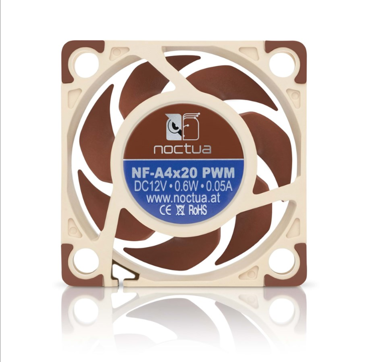 Noctua NF-A4x20 PWM - Chassis fan - 40mm - Brown - 15 dBA