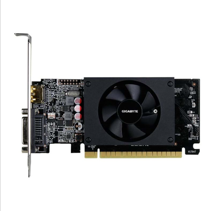 GIGABYTE GeForce GT 710 Low Profile - 2GB GDDR5 RAM - Graphics card