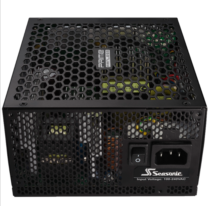 Seasonic Prime Titanium Fanless 600 power supply - 600 Watt - 0 - Without cooler - 80 Plus Titanium certificate (up to 90% efficiency)
