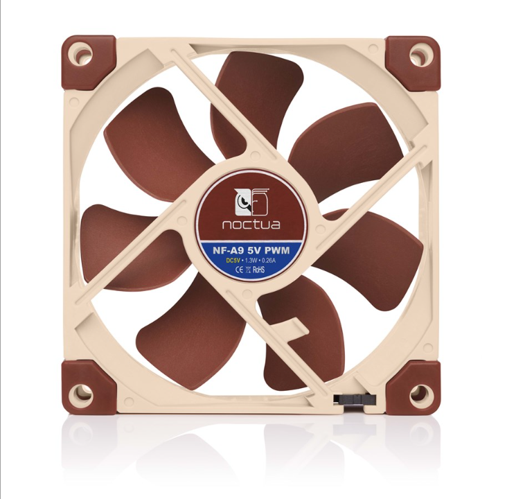 Noctua NF-A9 5V PWM - Chassis fan - 92mm - Brown - 23 dBA