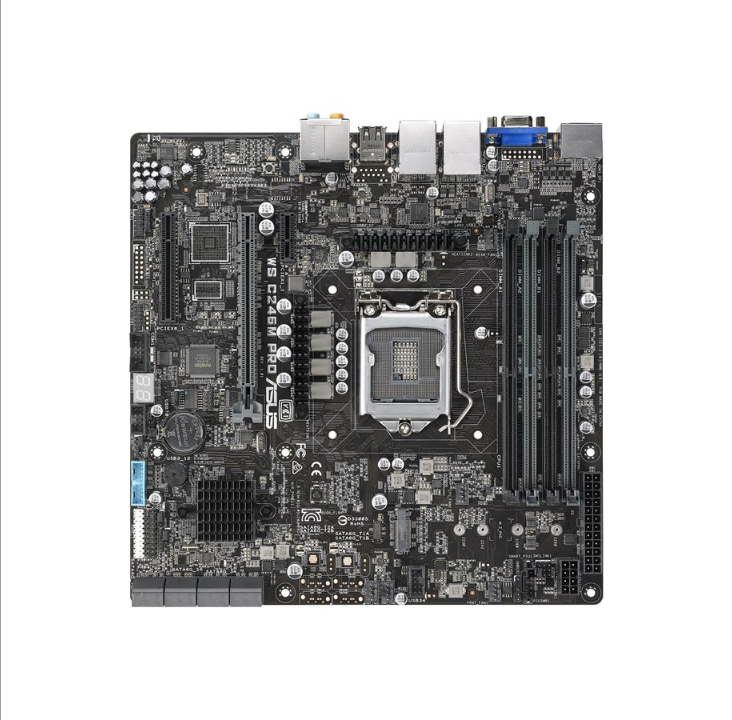 ASUS WS C246M PRO Motherboard - Intel C246 - Intel LGA1151 socket - DDR4 RAM - Micro-ATX