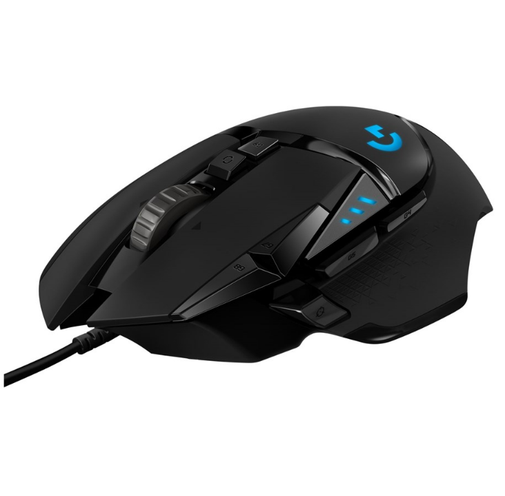 Logitech G502 HERO - Gaming mouse - Optic - 11 buttons - Black with RGB light