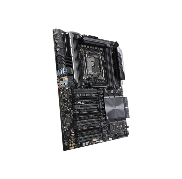 ASUS WS C422 SAGE/10G Motherboard - Intel C422 - Intel LGA2066 socket - DDR4 RAM - SSI CEB