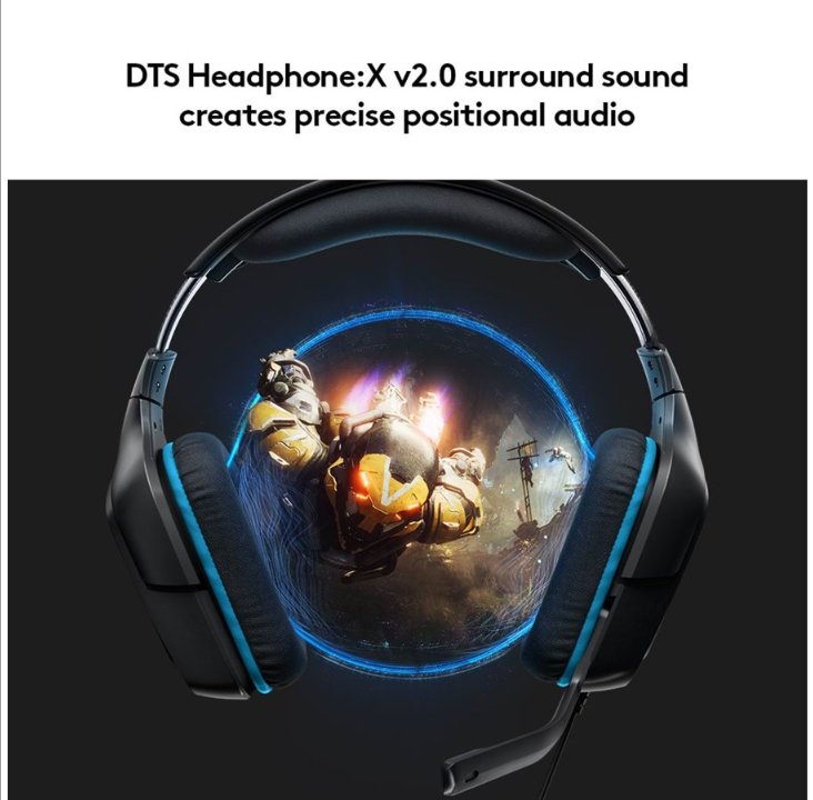 Logitech G432 Surround Sound Wired Gaming Headset