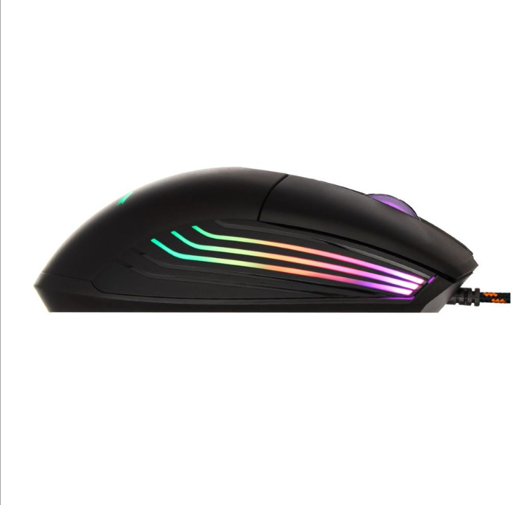 DUTZO Senshi RGB - Gaming mouse - Optic - 7 buttons - Black