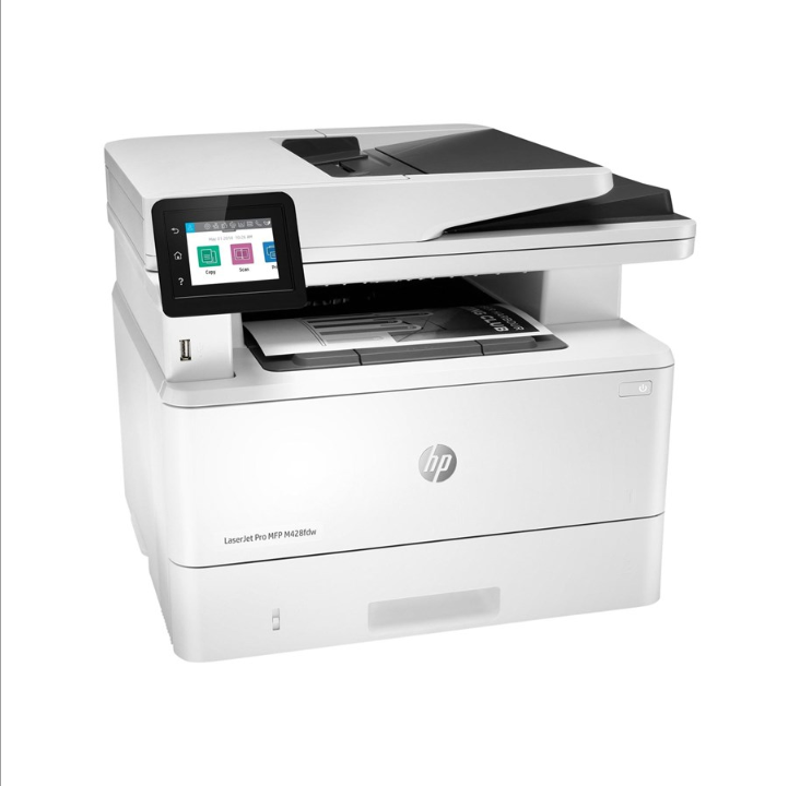 طابعة HP LaserJet Pro MFP M428fdw ليزر متعددة الوظائف مع فاكس - أحادية اللون - ليزر
