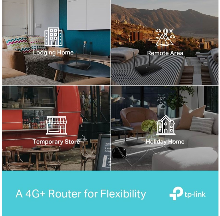 TP-Link Archer MR600 4G+ Cat6 AC1200 Wireless Dual Band Gigabit Router - 4G Wi-Fi 5