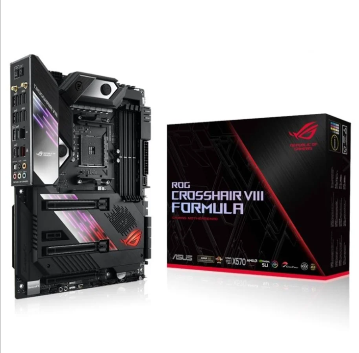 ASUS ROG CROSSHAIR VIII FORMULA Motherboard - AMD X570 - AMD AM4 socket - DDR4 RAM - ATX