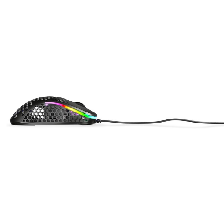 Xtrfy M4 RGB - Black - Gaming mouse - Optic - 6 buttons - Black with RGB light