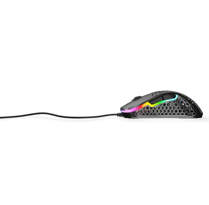 Xtrfy M4 RGB - Black - Gaming mouse - Optic - 6 buttons - Black with RGB light