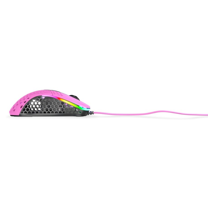 Xtrfy M4 RGB - Pink - Gaming mouse - Optic - 6 buttons - Pink