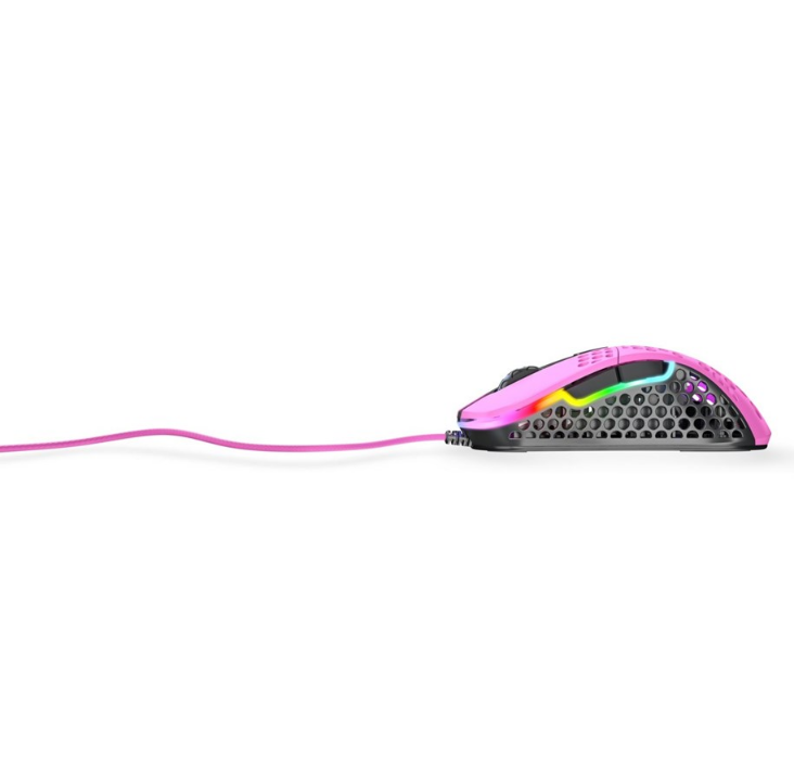 Xtrfy M4 RGB - Pink - Gaming mouse - Optic - 6 buttons - Pink