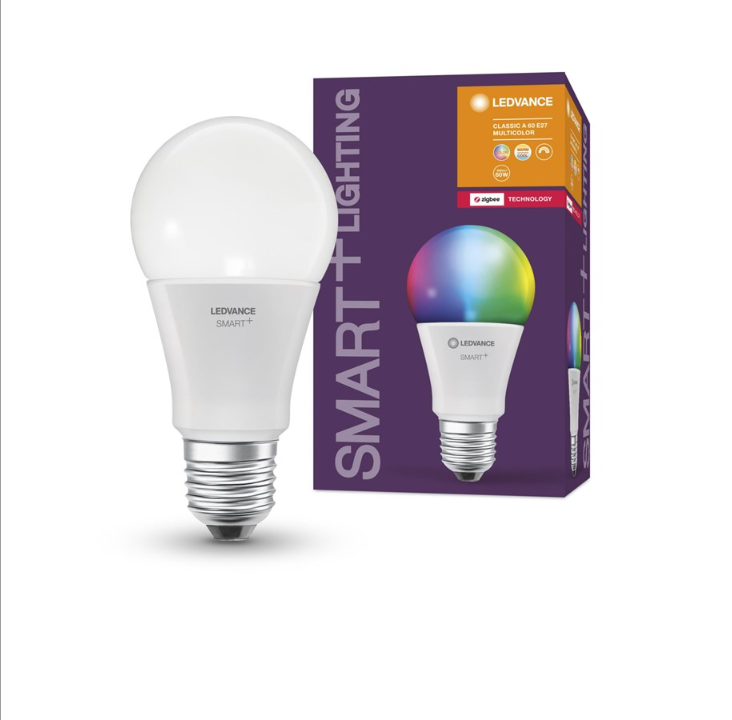 LEDVANCE smart+ standard 60w/rgbw frosted e27 zigbee