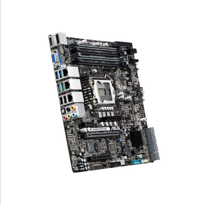 ASUS WS C246M PRO/SE Motherboard - Intel C246 - Intel LGA1151 socket - DDR4 RAM - Micro-ATX