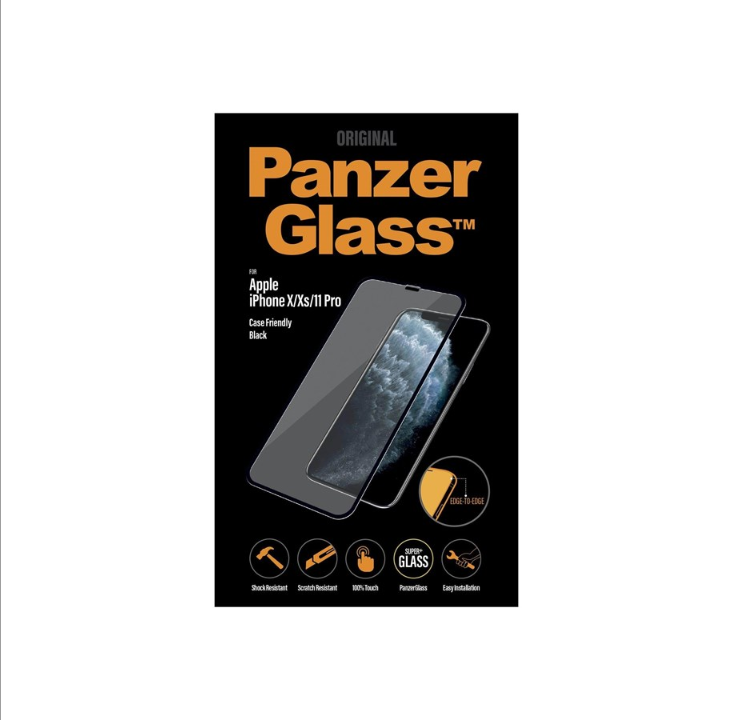 PanzerGlass Screen Protector Apple iPhone 11 Pro | Xs | X| Edge-to-Edge