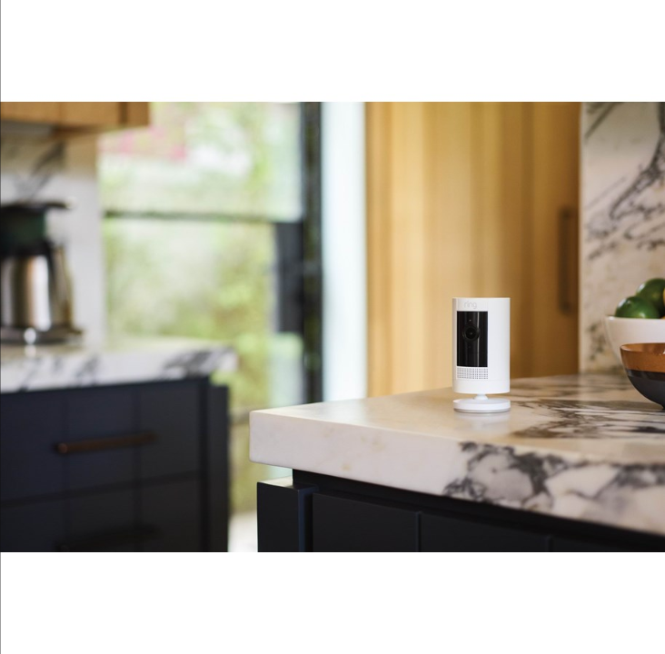 بطارية كاميرا Ring Stick Up (الجيل الثالث) - أبيض