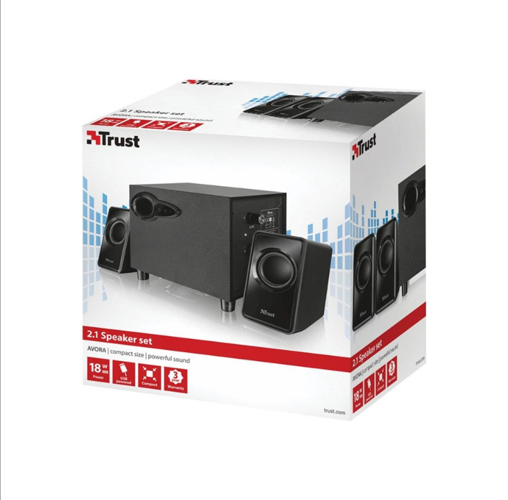 Trust Avora 2.1 Speaker Set - 2.1-channel