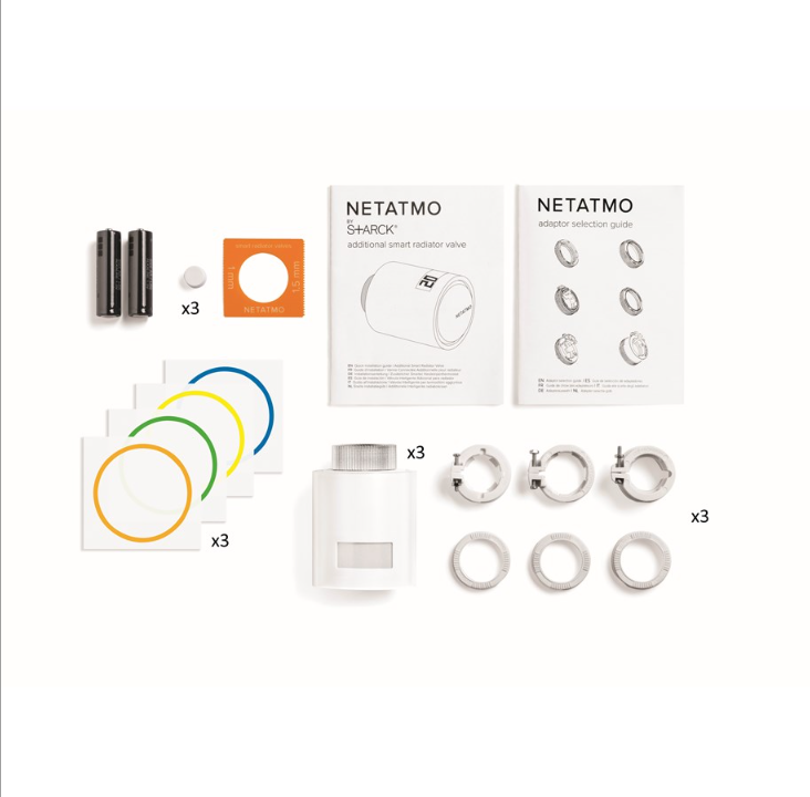 Netatmo Additional Smart Radiator Thermostat 3-Pack