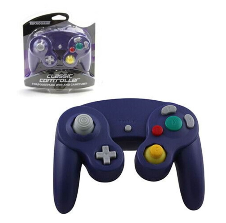 Retro-Bit GameCube Classic Controller - Purple - Gamepad - Nintendo GameCube