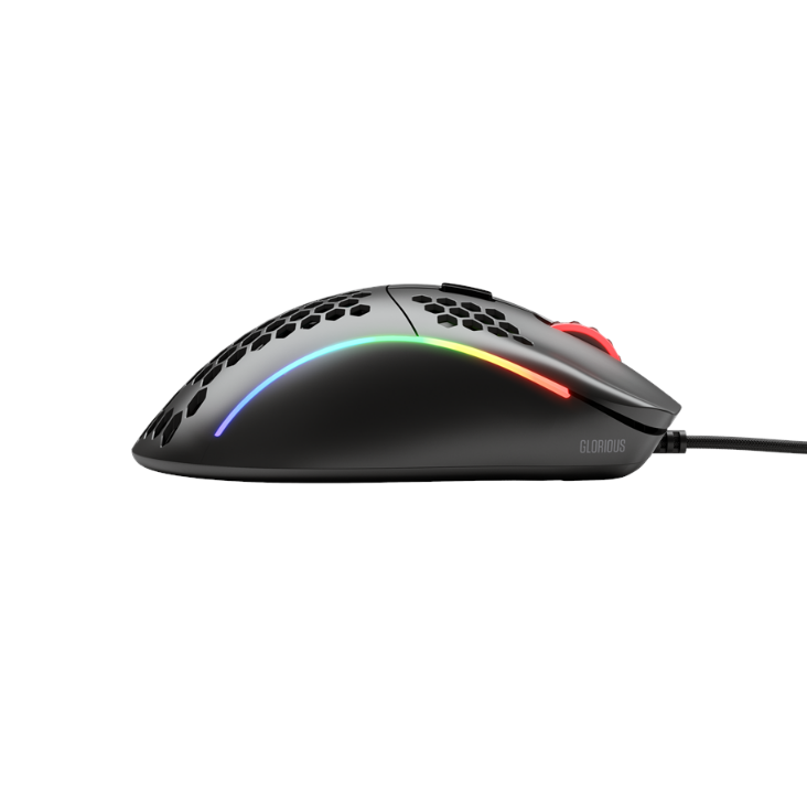 Glorious Model D - Matte Black - Gaming mouse - Optic - 6 buttons - Black with RGB light