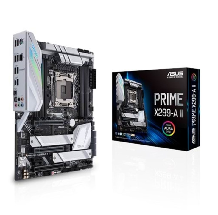 ASUS PRIME X299-A II Motherboard - Intel X299 - Intel LGA2066 socket - DDR4 RAM - ATX