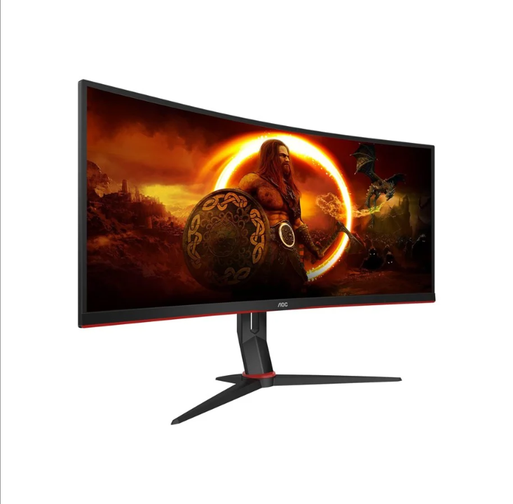 34" AOC CU34G2X/BK - 3440x1440 - 144Hz - VA - Curved - 1 ms - Screen