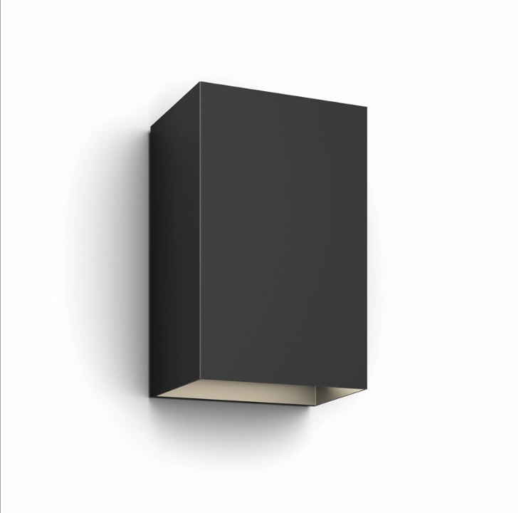 Philips Hue Outdoor Resonate Wall Lamp - Black