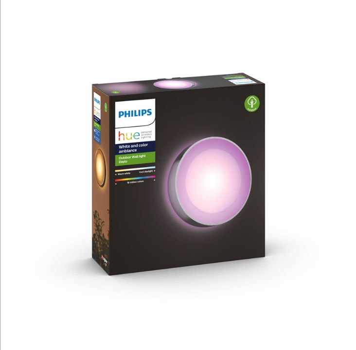 Philips Hue Outdoor Daylo Wall Lamp - Inox