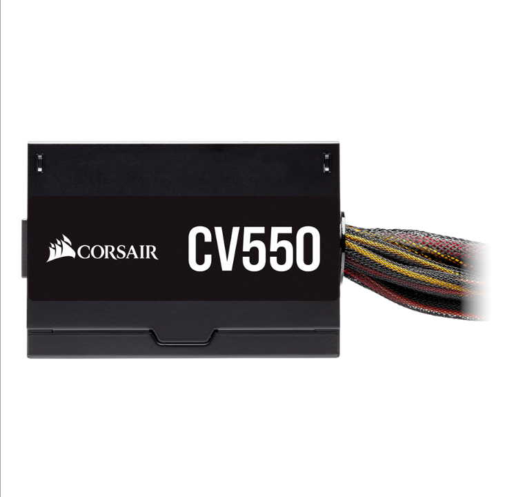 مزود طاقة Corsair CV550 - 550 وات - 120 ملم - شهادة 80 بلس البرونزية