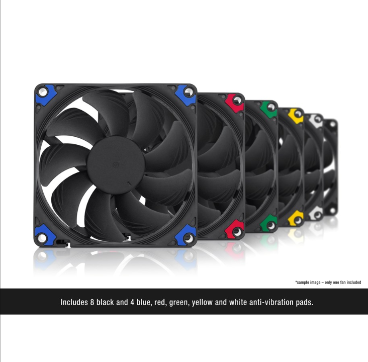 Noctua NF-A9x14 HS-PWM chromax.black.swap - Chassis fan - 92mm - Black - 19 dBA