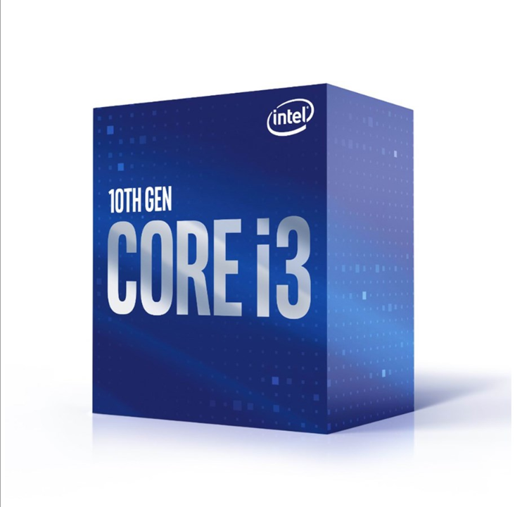 Intel Core i3-10320 Comet Lake CPU - 4 cores - 3.8 GHz - Intel LGA1200 - Intel Boxed (with cooler)