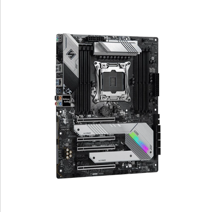 ASRock X299 Steel Legend Motherboard - Intel X299 - Intel LGA2066 socket - DDR4 RAM - ATX