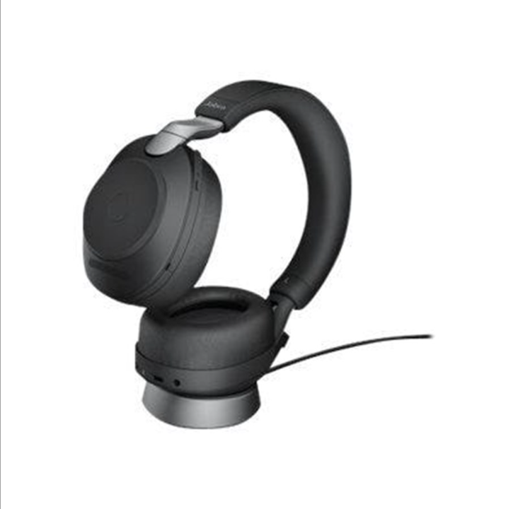 Jabra Evolve2 85 Link380c UC Stereo Stand Black