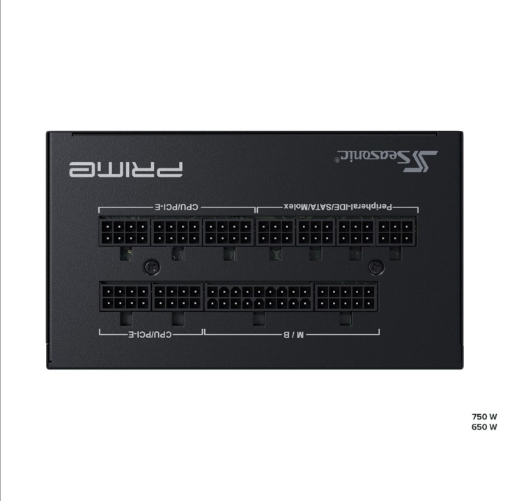 Seasonic Prime PX 650 power supply - 650 Watt - 135 mm - 80 Plus Platinum certificate