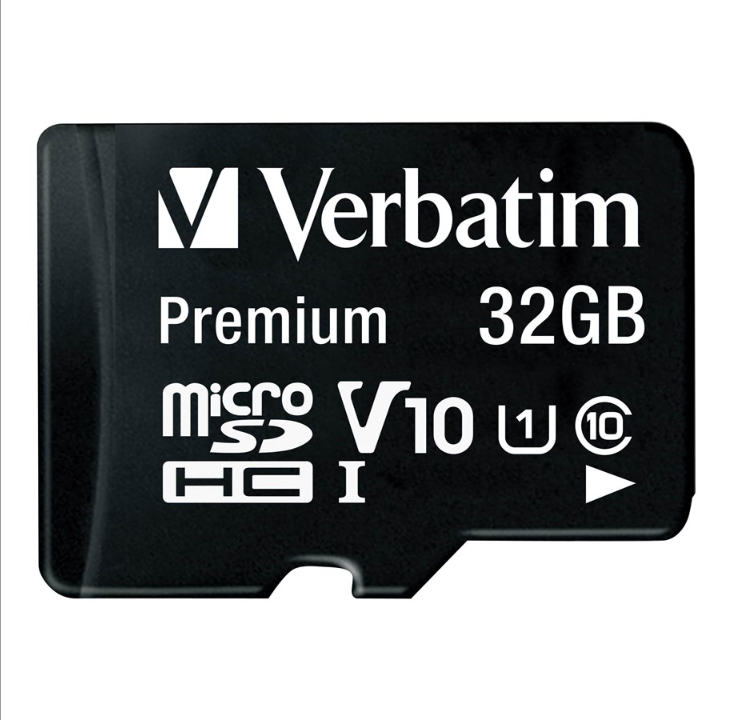 Verbatim - flash memory card - 32 GB - microSDHC