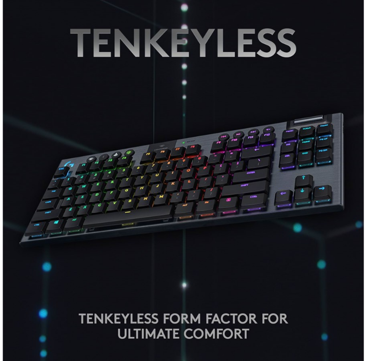 Logitech G915 TKL LIGHTSPEED Wireless GL Clicky - Gaming Keyboard - Without numpad - Black