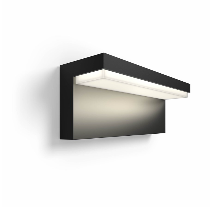 Philips Hue Outdoor Near Wall Lantern - Black