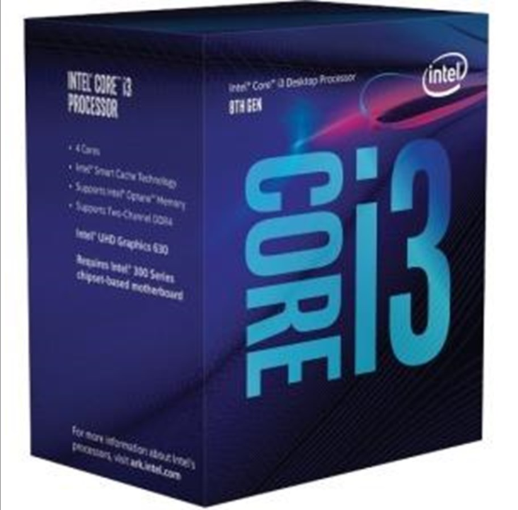 Intel Core i3 8100 / 3.6 GHz processor CPU - 4 cores - 3.6 GHz - Intel LGA1151 - Bulk (without cooler) *DEMO*