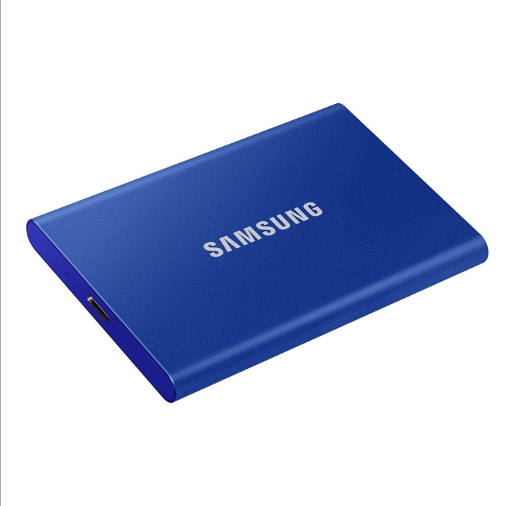 Samsung Portable SSD T7 - 500GB - Bl? - External SSD - USB 3.2 Gen 2