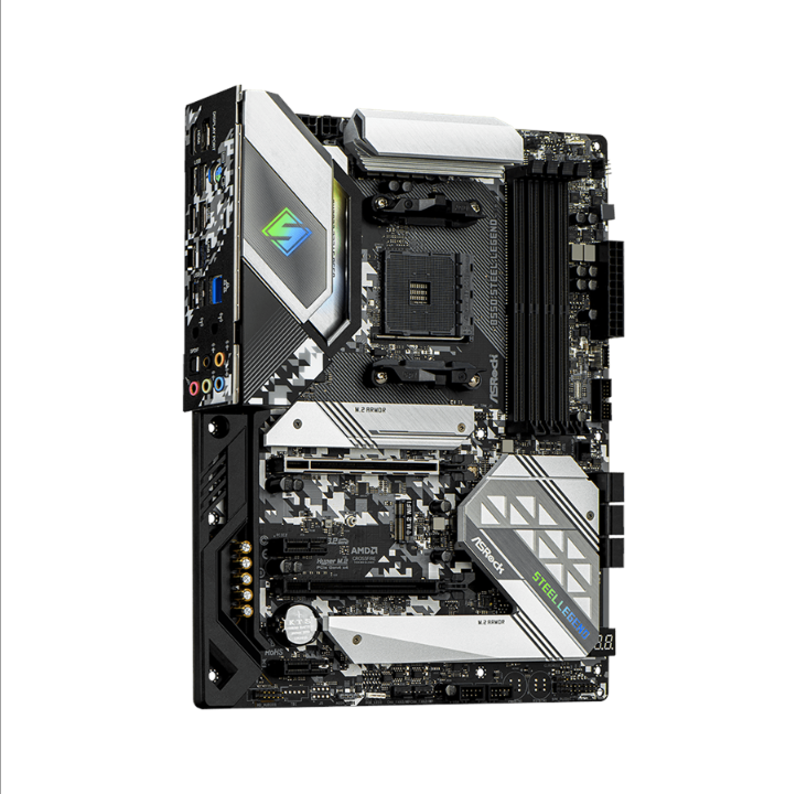 ASRock B550 STEEL LEGEND Motherboard - AMD B550 - AMD AM4 socket - DDR4 RAM - ATX
