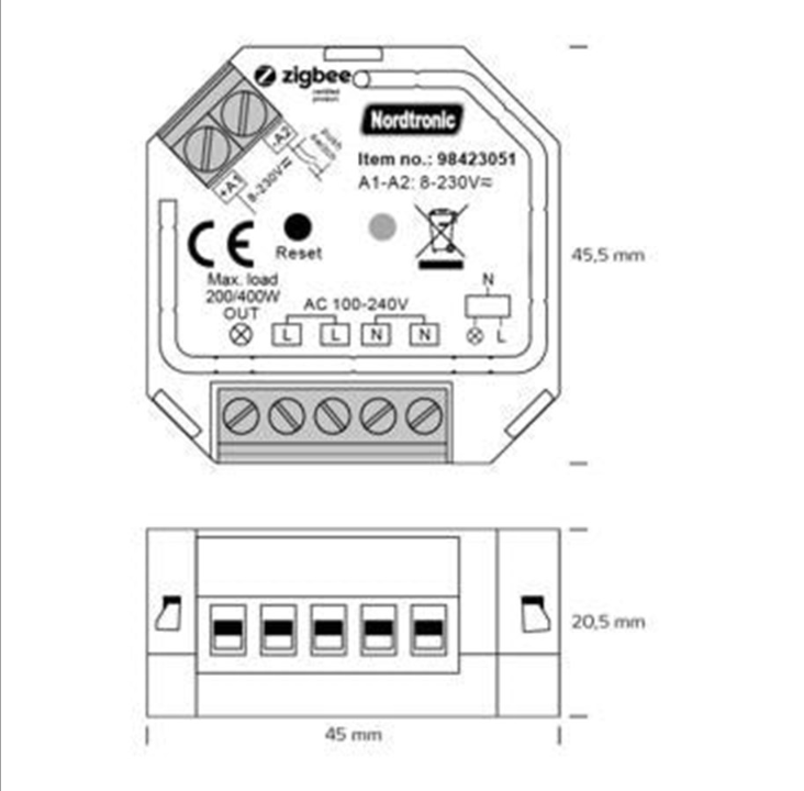 Neartronic Box relay zigbee