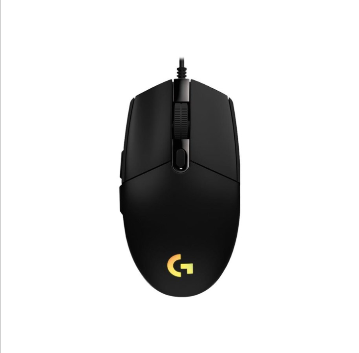Logitech G102 LIGHTSYNC - Black - Gaming mouse - Optic - 6 buttons - Black with RGB light
